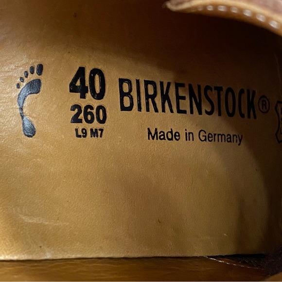 Birkenstock Sandals  Oxfords  Shoes Brown Leather Lace Up Wo. Sz 9 Men's Size 7 - Picture 11 of 11
